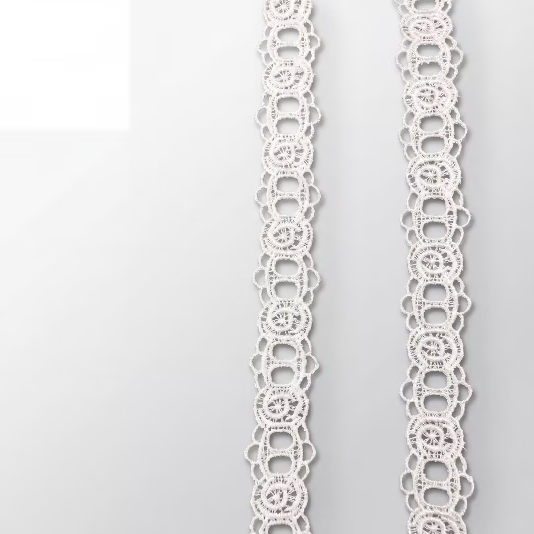 1 yarda de encaje de algodón f - Lace Ribbon Trim reseña y precio