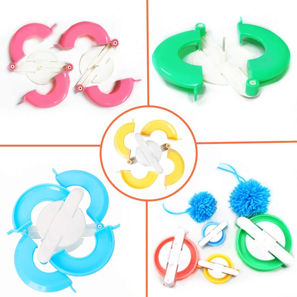 Kit para hacer pompones de 4 t - Pom Pom Maker Tool reseña y precio