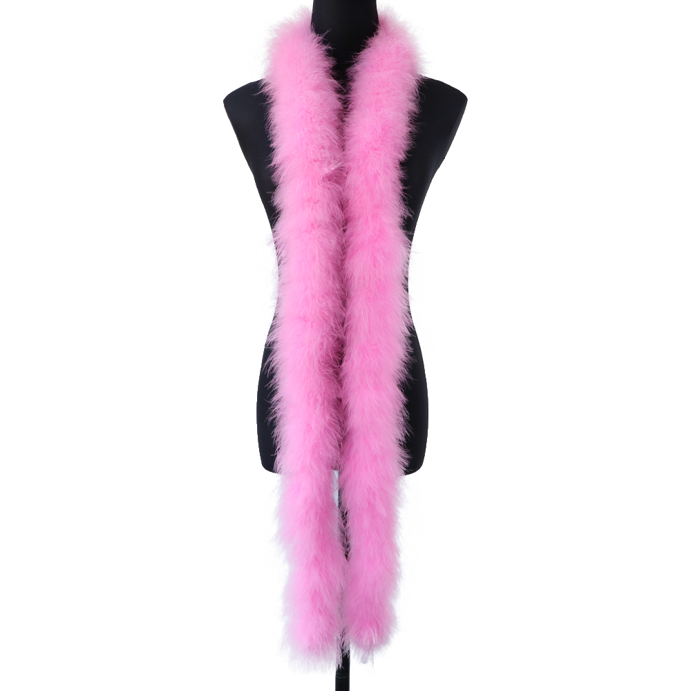 Boa de Plumas de Marabú Rojas  - Feather Trim Marabou reseña y precio