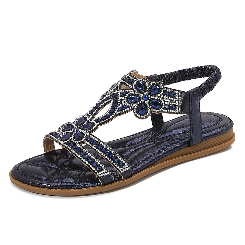 Sandalias de talla grande con  - Sew On Rhinestone reseña y precio