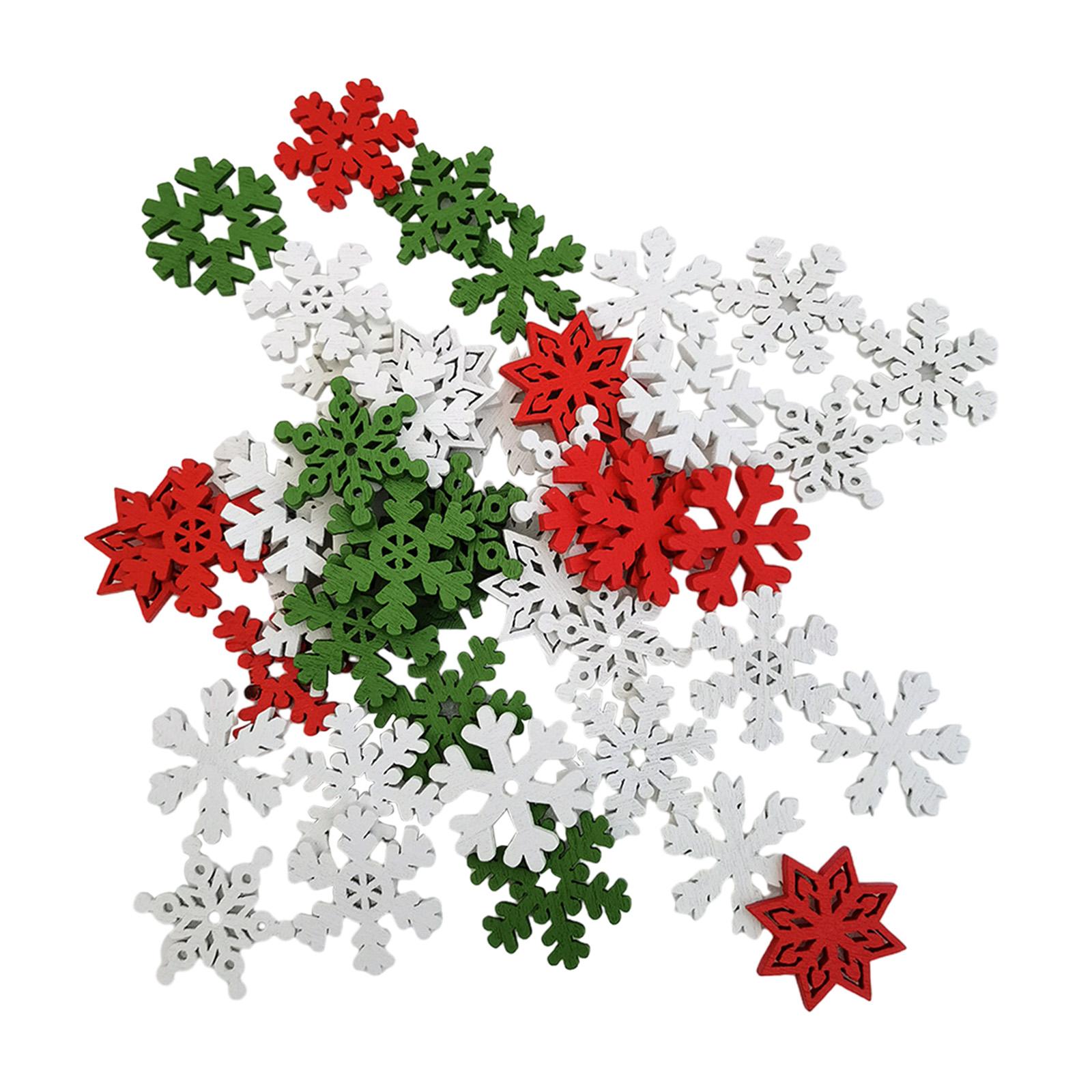 50 Piezas de Adornos Navideños - Christmas Craft Embellishment reseña y precio