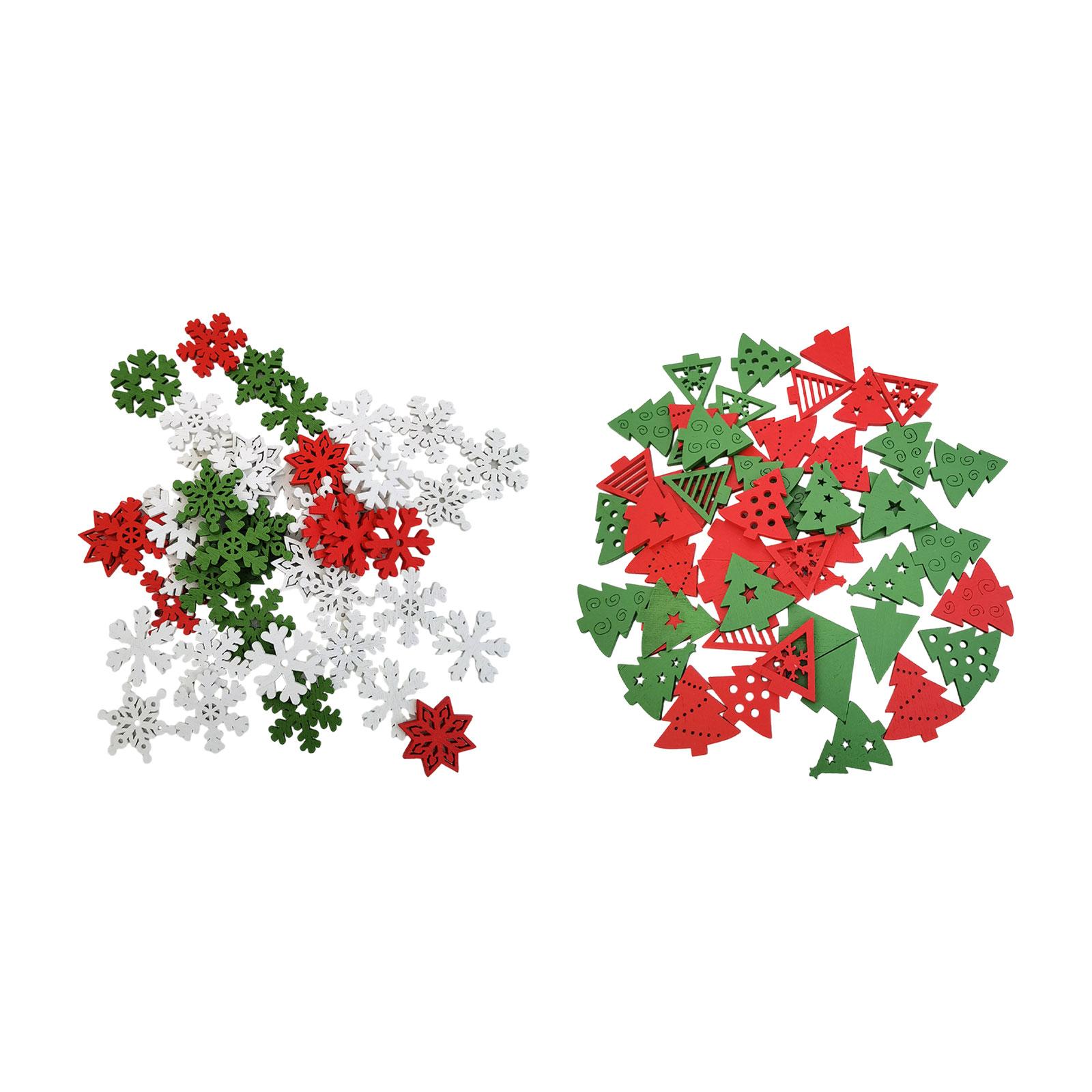 50 Piezas de Adornos Navideños - Christmas Craft Embellishment reseña y precio