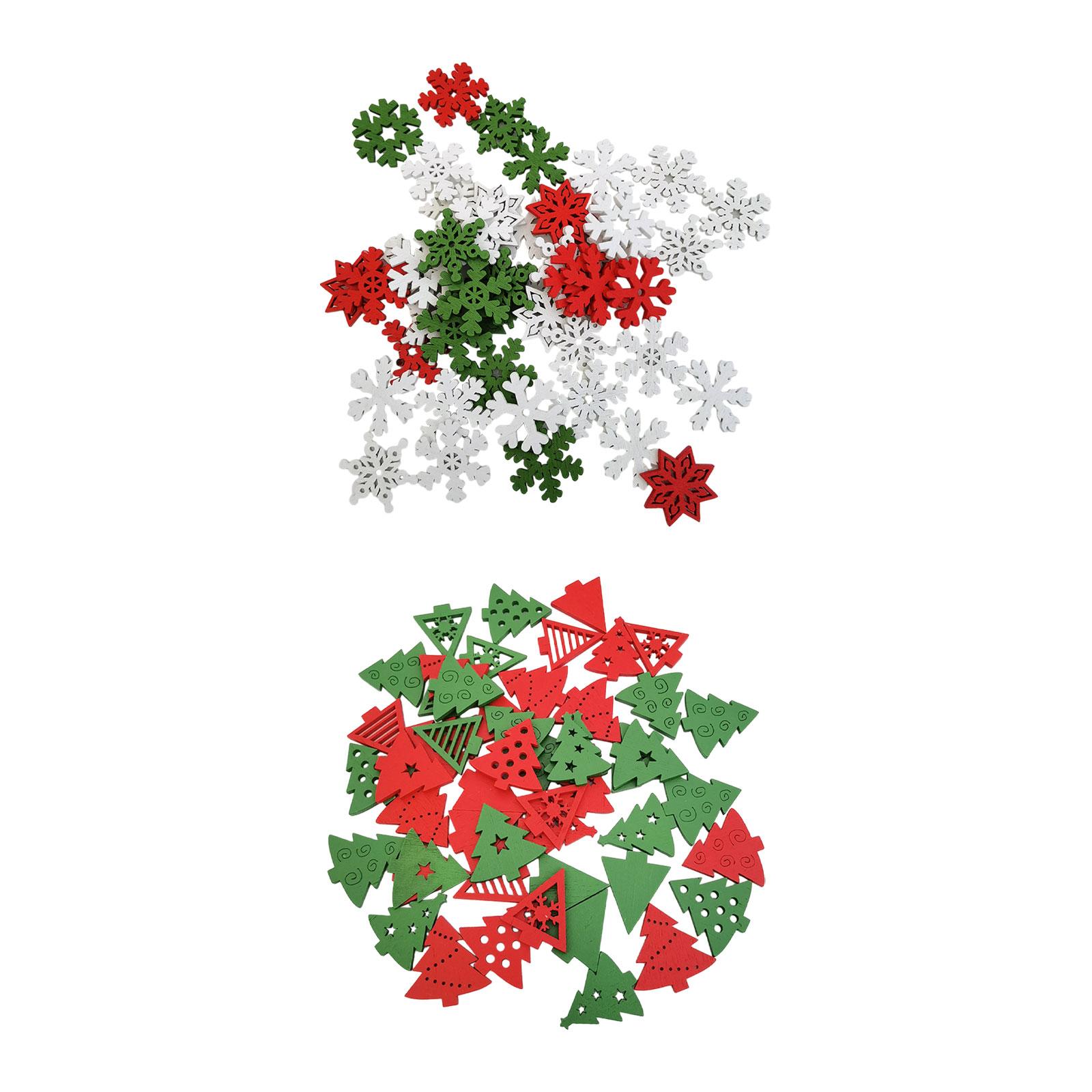 50 Piezas de Adornos Navideños - Christmas Craft Embellishment reseña y precio