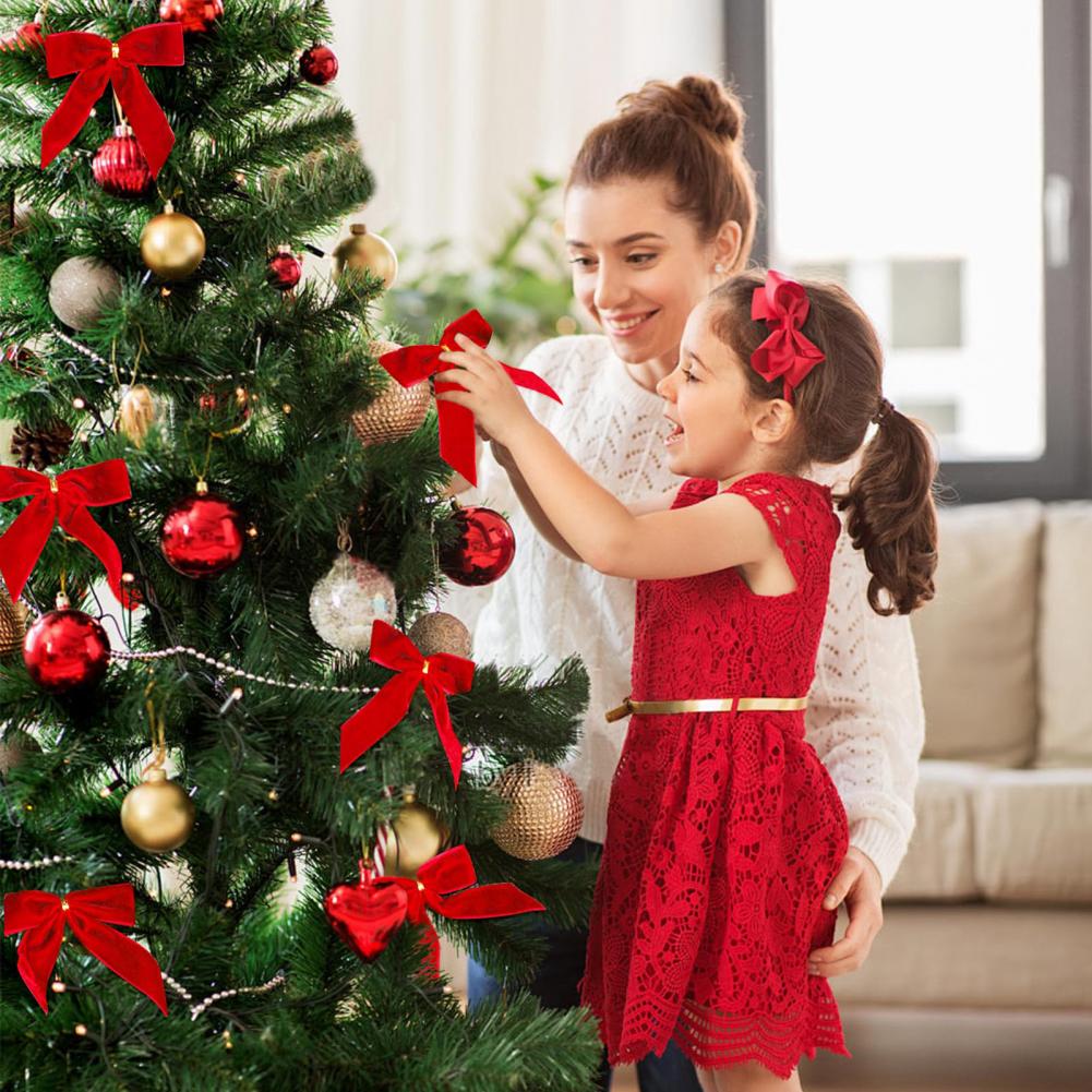 Lazo de Navidad de Terciopelo  - Christmas Craft Embellishment reseña y precio
