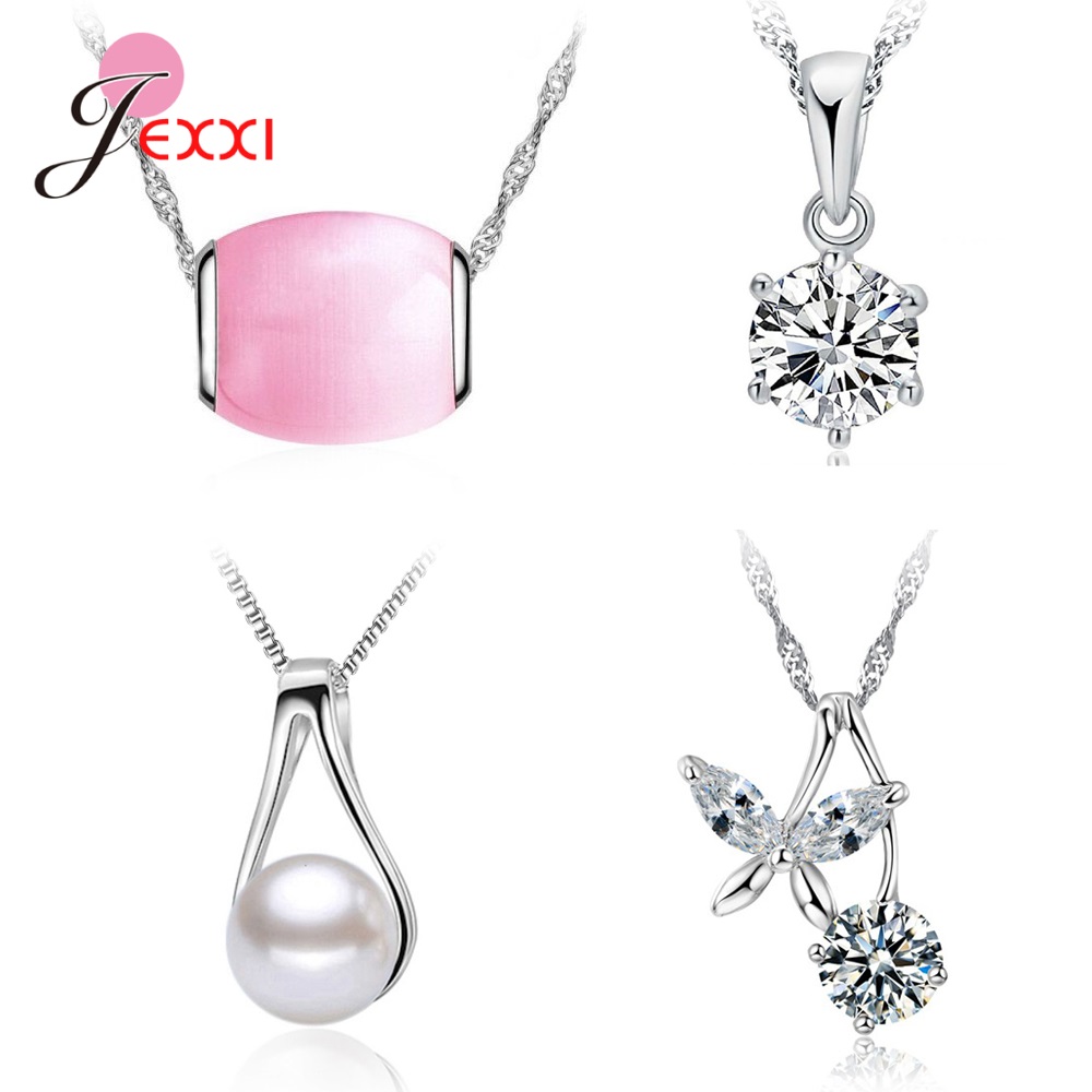 4 unids/lote joyería de plata  - Pearl Trim Chain reseña y precio