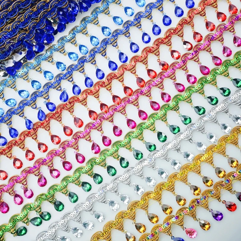 Ribete de encaje con flecos de - Tassel Fringe Trim reseña y precio