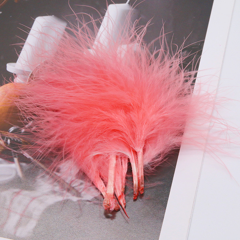 Plumas de marabú de pavo Natur - Feather Trim Marabou reseña y precio