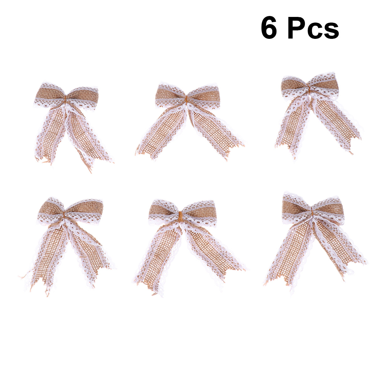 6 Lazos Decorativos de Yute Na - Christmas Craft Embellishment reseña y precio