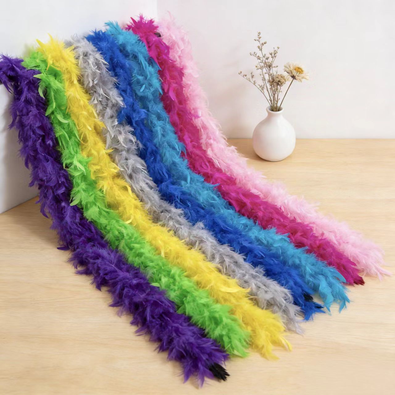 Boa de plumas de marabú de Tur - Feather Trim Marabou reseña y precio