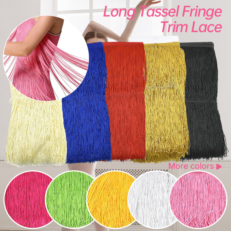 2/5 Metros de Flecos de 50 cm  - Fringe Ribbon Sewing reseña y precio