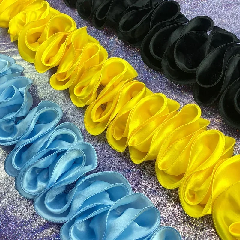 Adorno plisado con volantes de - Lace Ribbon Trim reseña y precio
